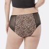 LEOPARD PRINT MENSTURAL PANTY HIGH WAIST