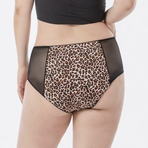LEOPARD PRINT MENSTURAL PANTY HIGH WAIST